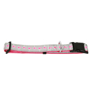 Hundehalsband Candy Reflektierend Pink XL 45-70cm / 25mm