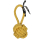 Rope loop with knotted ball yellow