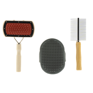 3-piece dog grooming set