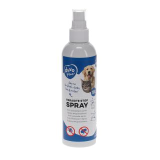 Spray antiparasitario para perros y gatos