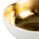 Feeding bowl Stone Organic white/gold