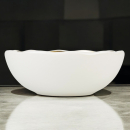 Feeding bowl Stone Organic white/gold